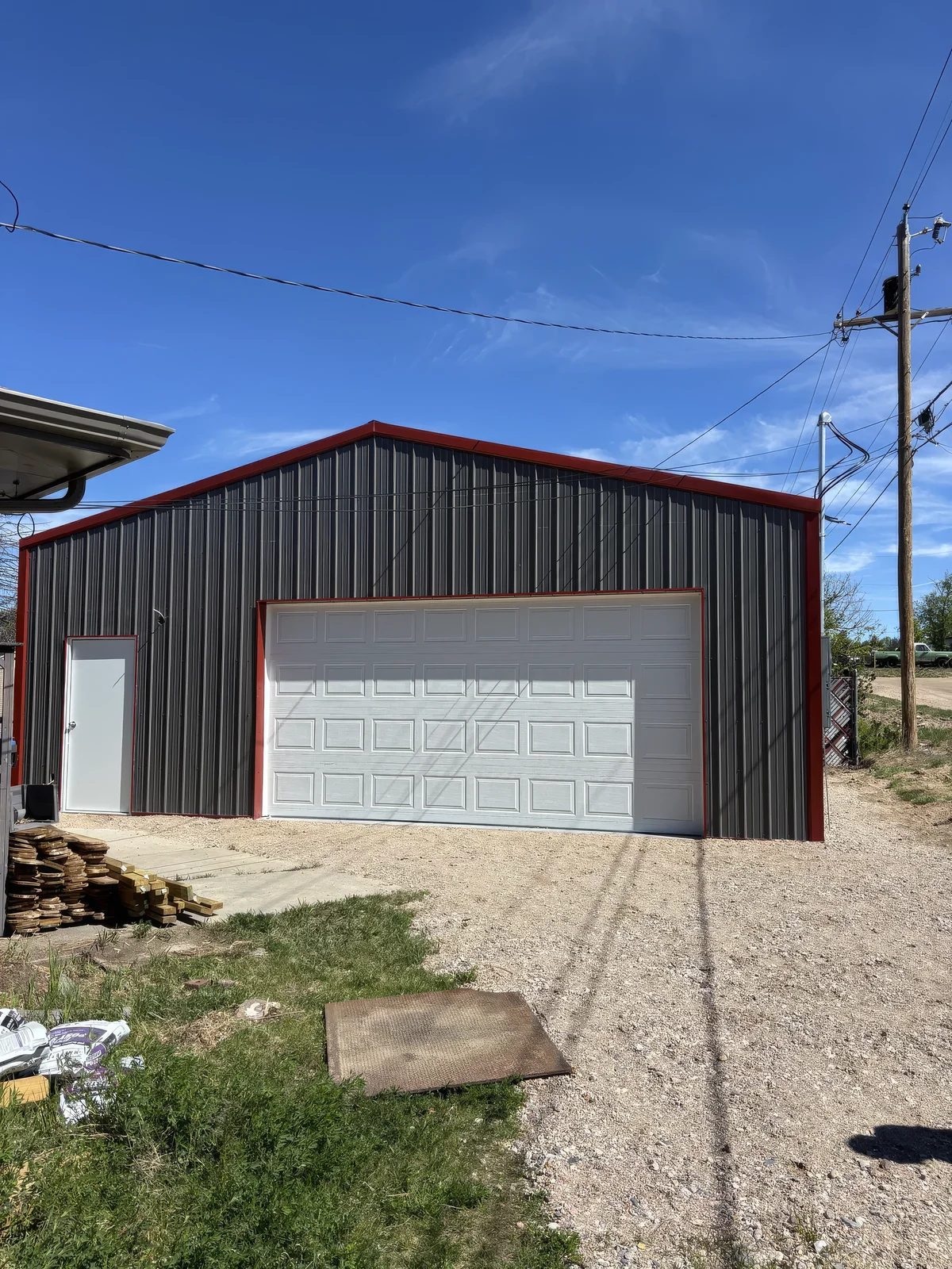 Storage building by Ridge to Grade Construction